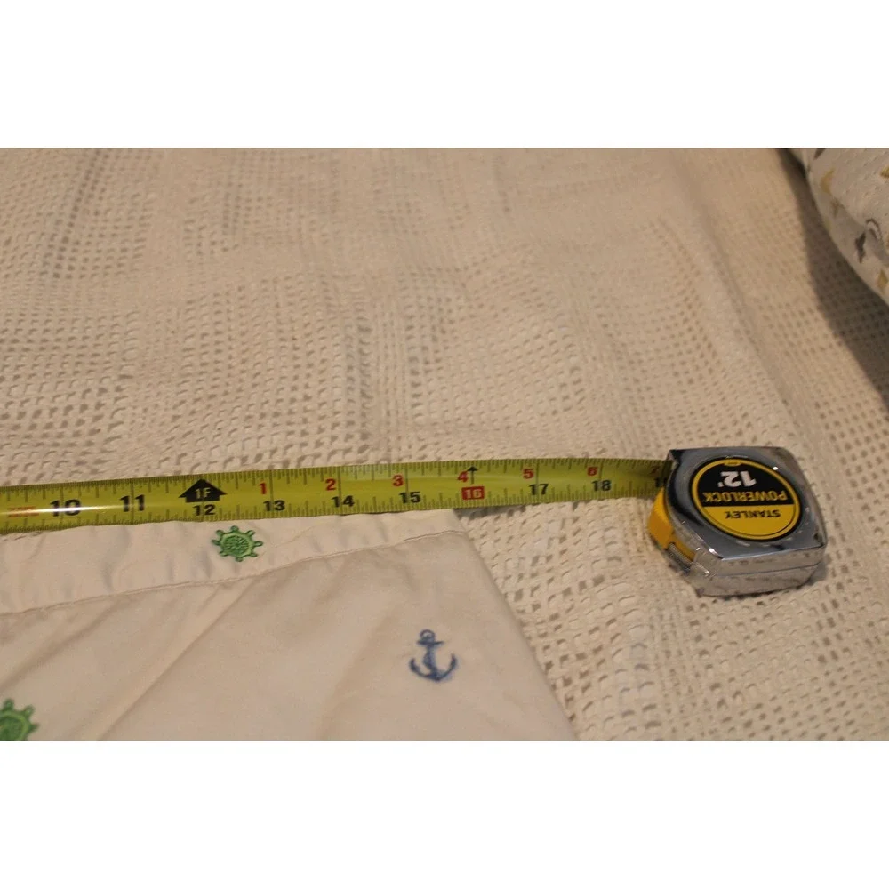 Brooks‎ Brothers Embroidered Nautical Anchor Stretch Pants White Size 10